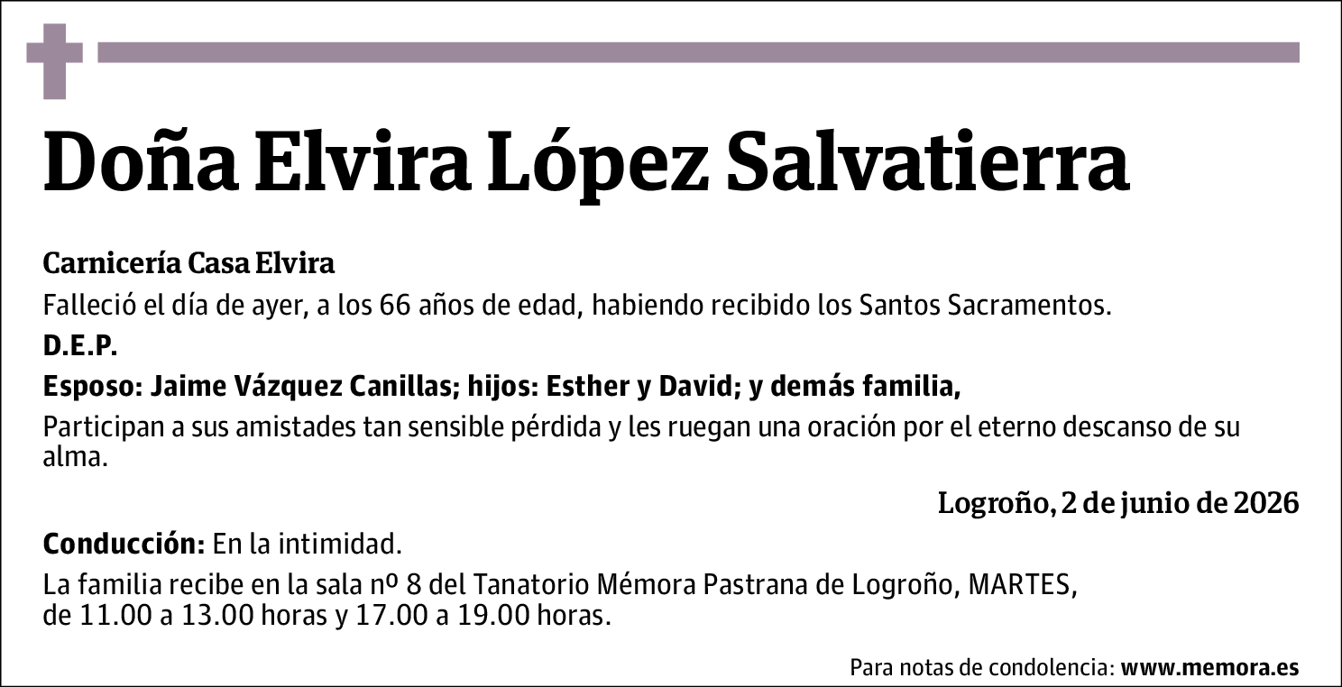 Elvira López Salvatierra