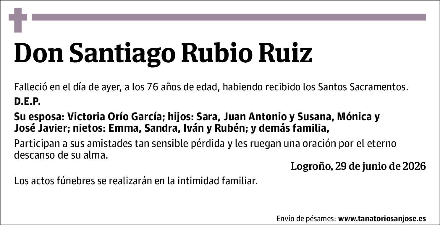 Santiago Rubio Ruiz
