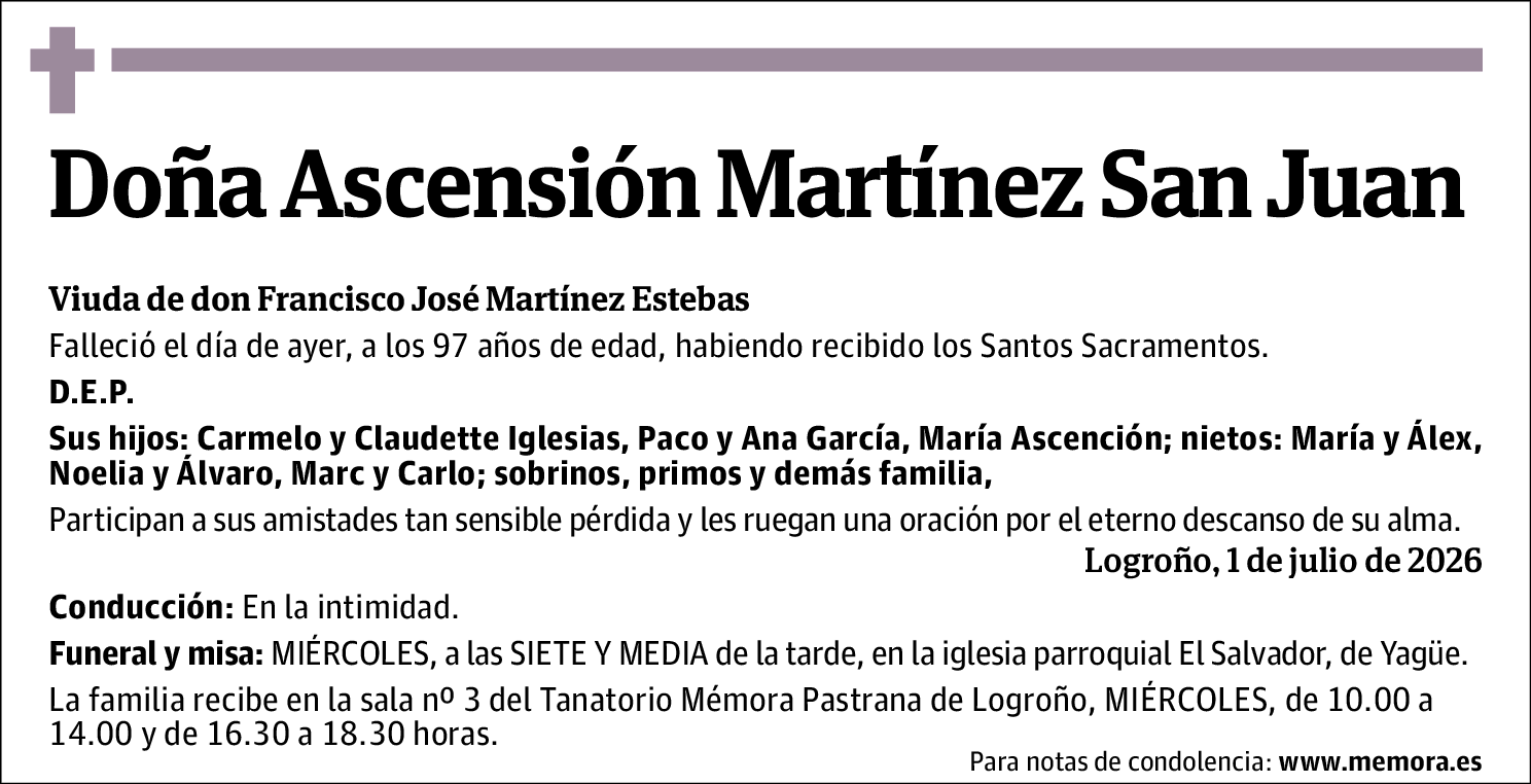 Ascensión Martínez San Juan