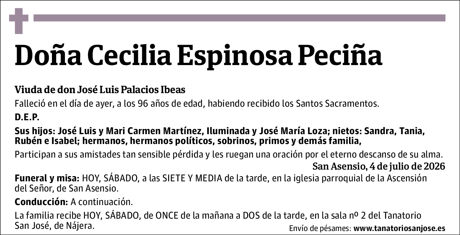 Cecilia Espinosa Peciña