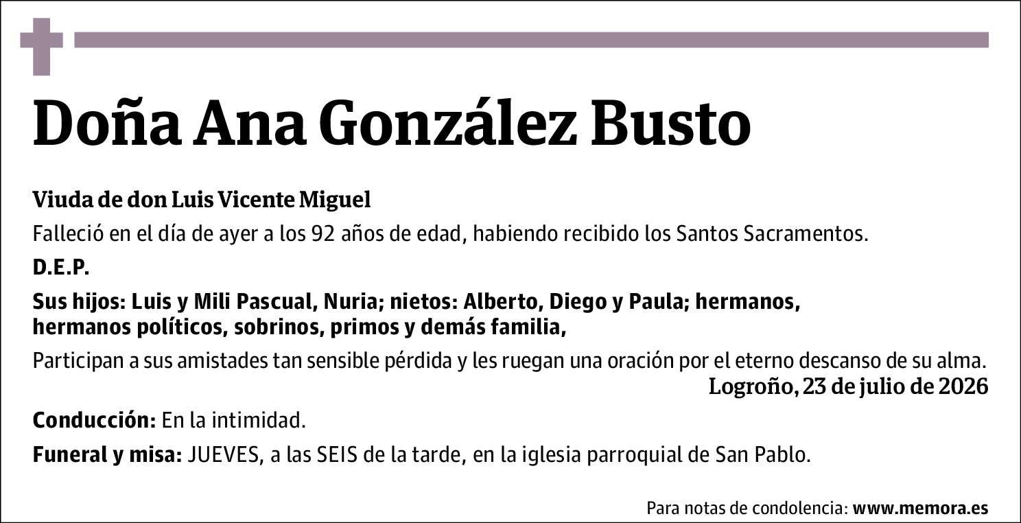 Ana González Busto