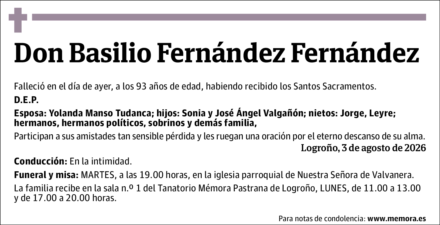 Basilio Fernández Fernández