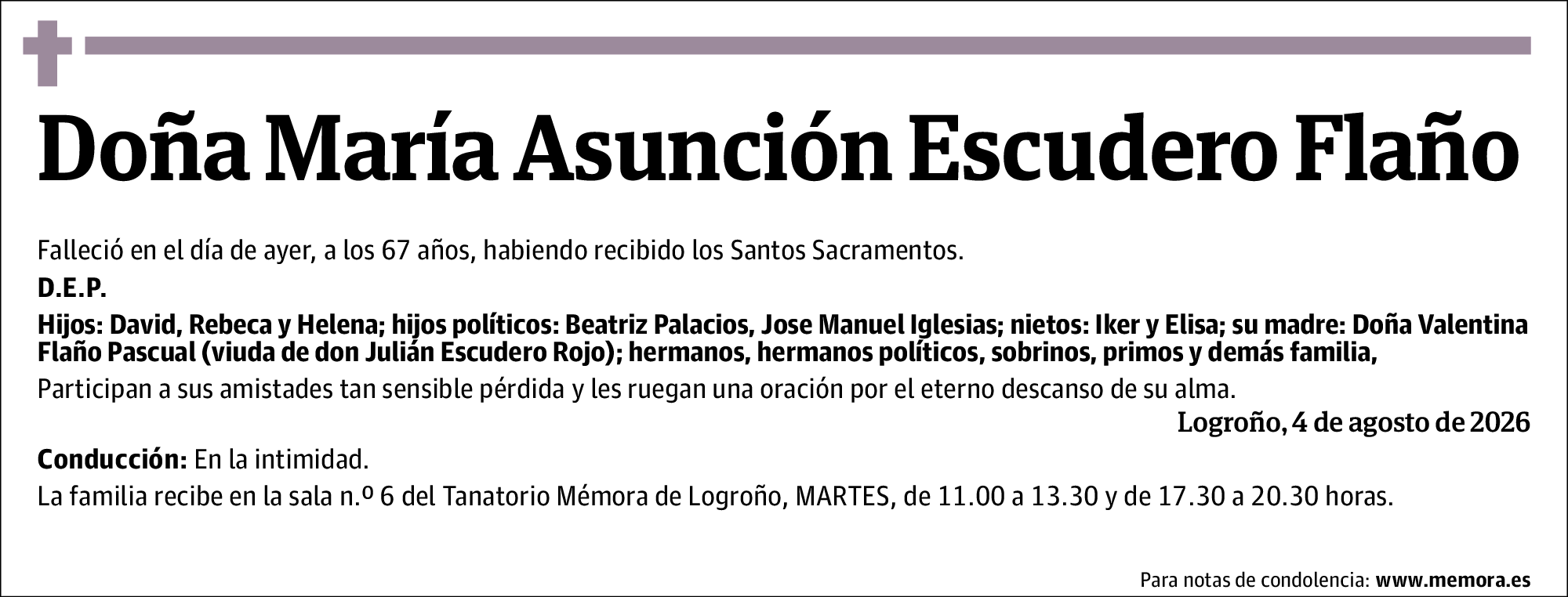 María Asunción Escudero Flaño