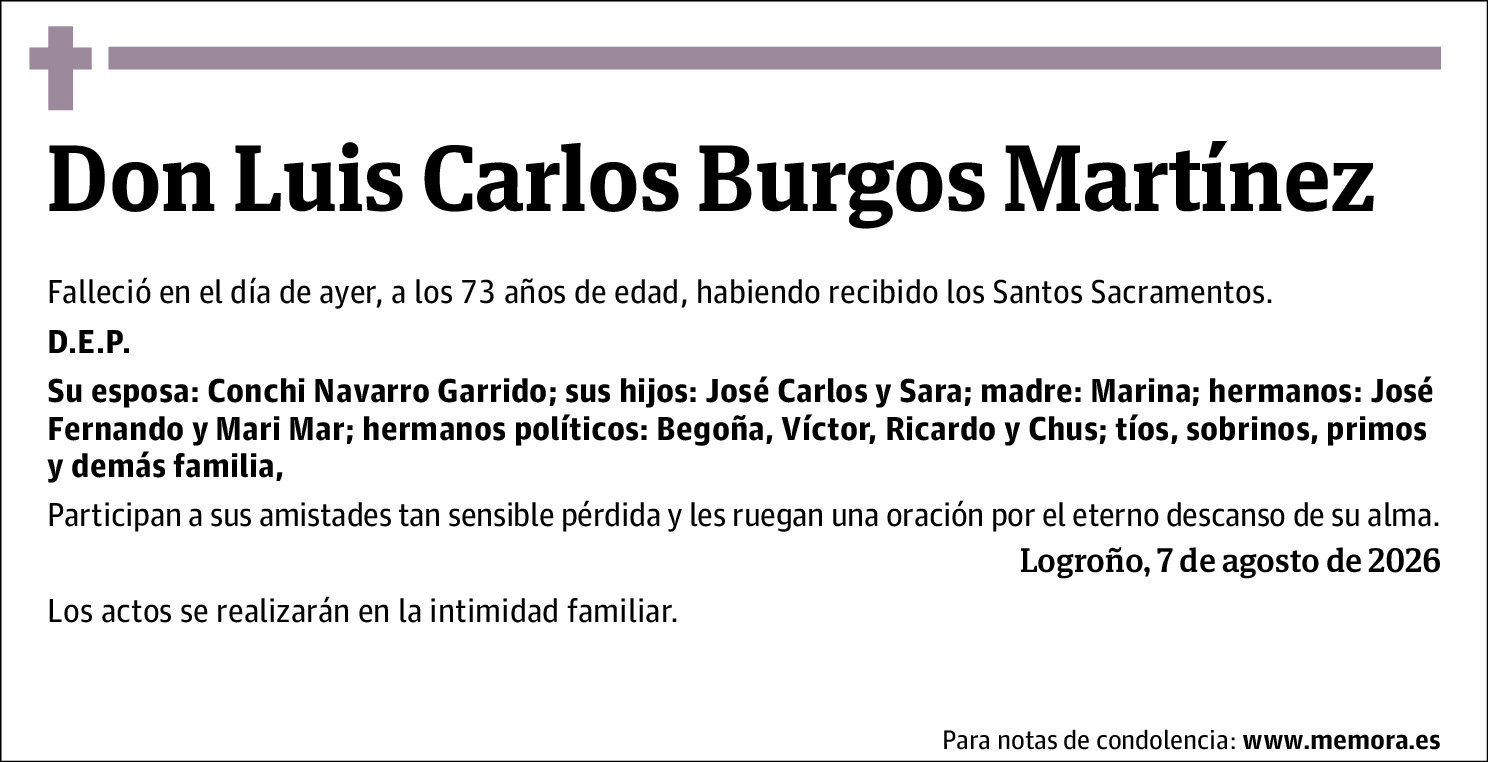 Luis Carlos Burgos Martínez