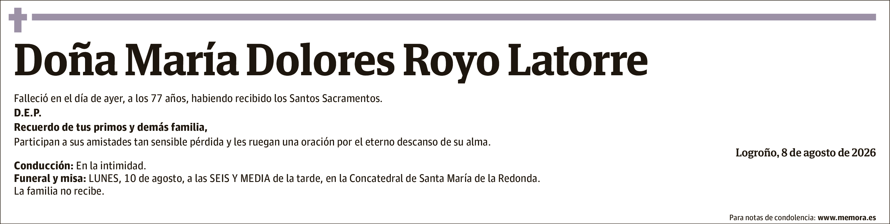 María Dolores Royo Latorre