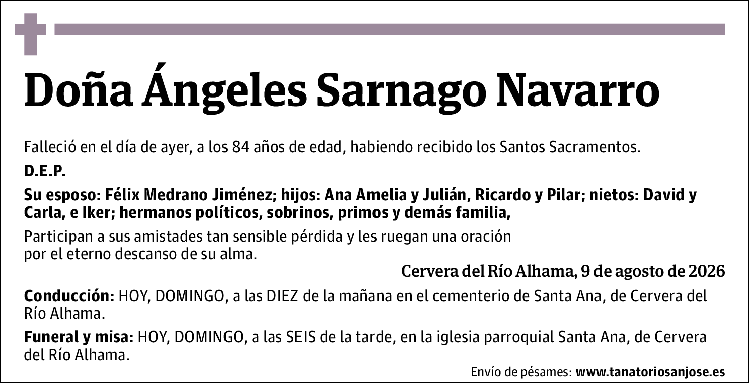 Ángeles Sarnago Navarro