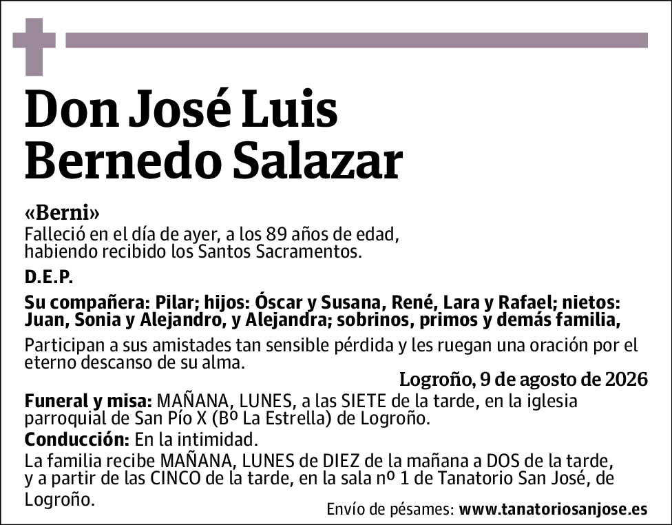 José Luis Bernedo Salazar