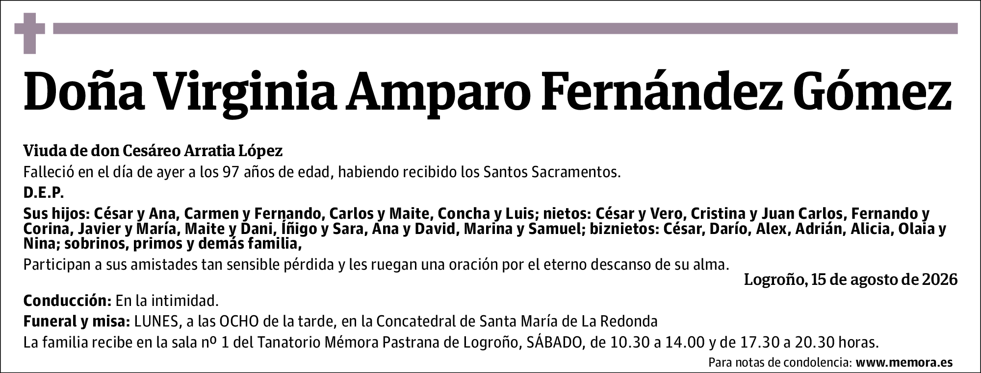 Virginia Amparo Fernández Gómez