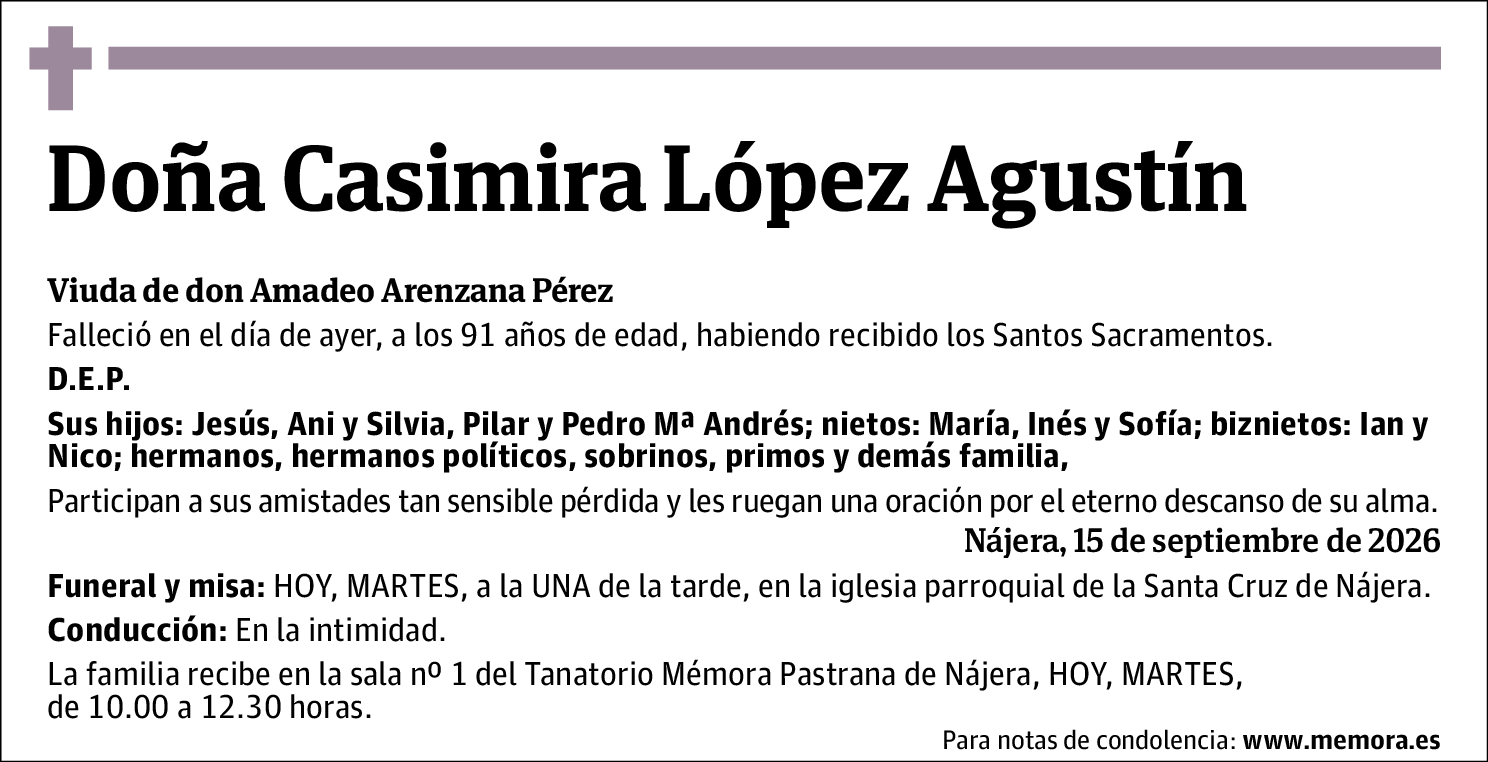 Casimira López Agustín