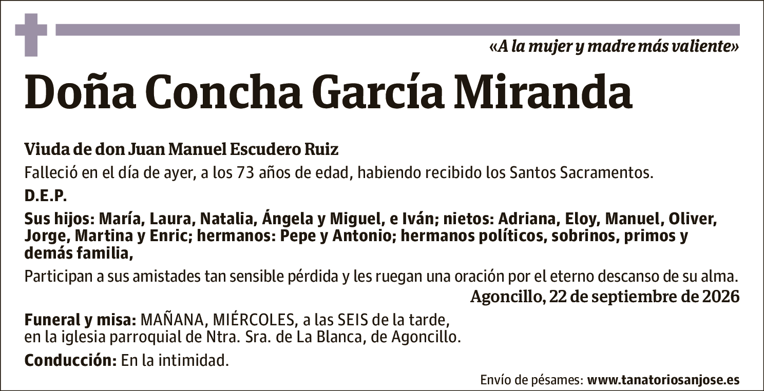 Concha García Miranda