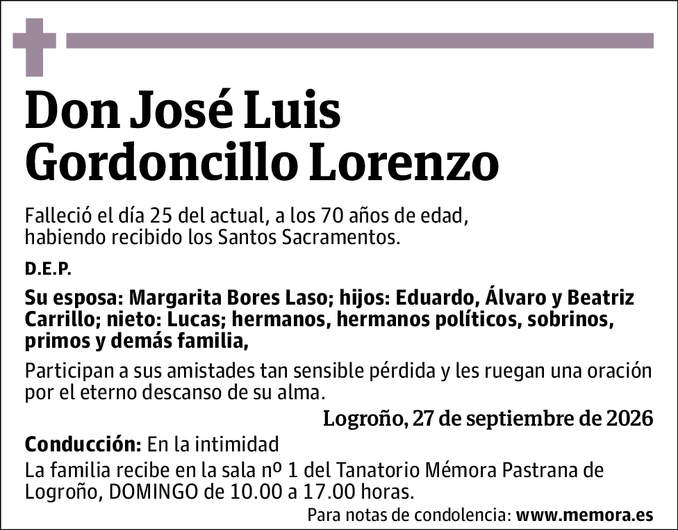 Jose Luis Gordoncillo Lorenzo