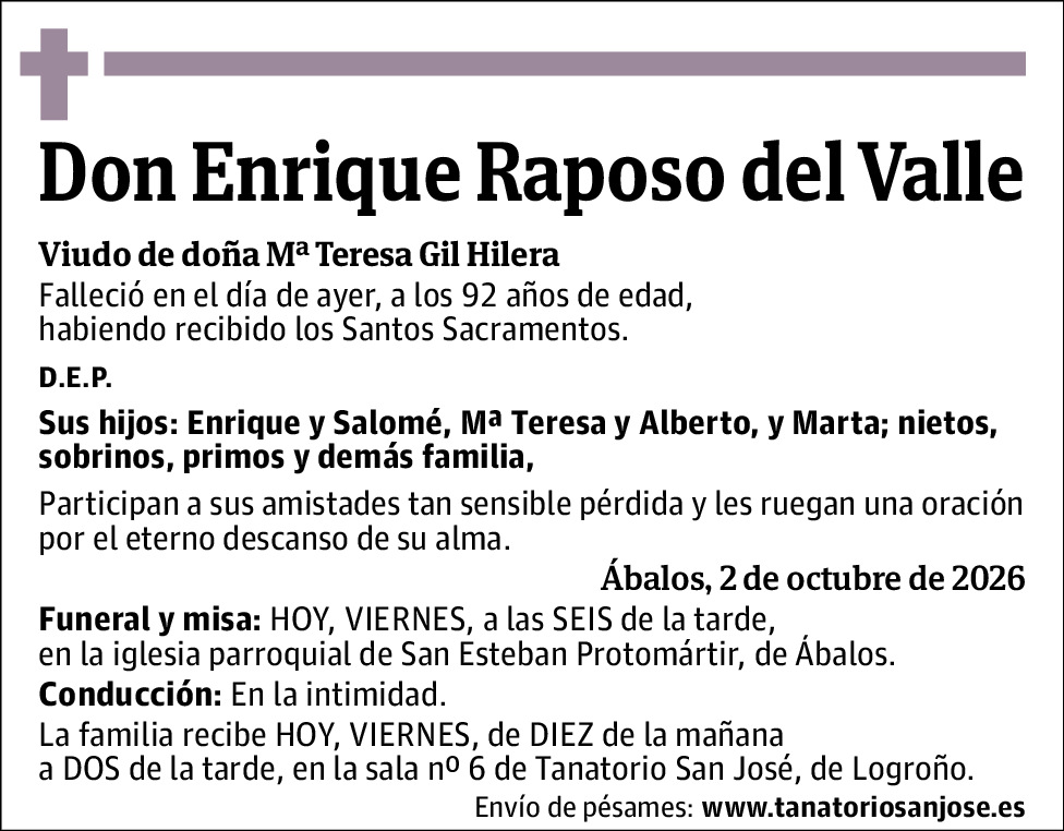 Enrique Raposo del Valle