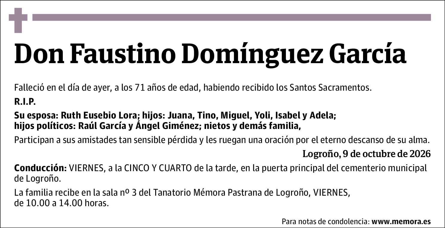 Faustino Domínguez García
