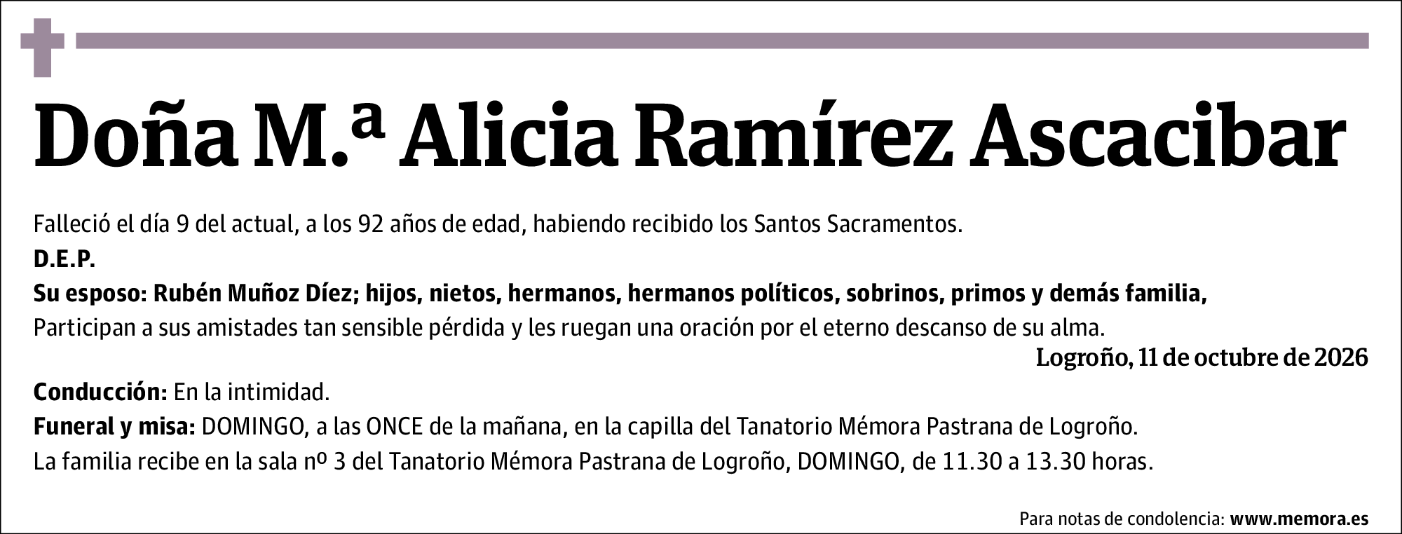María Alicia Ramírez Ascacibar
