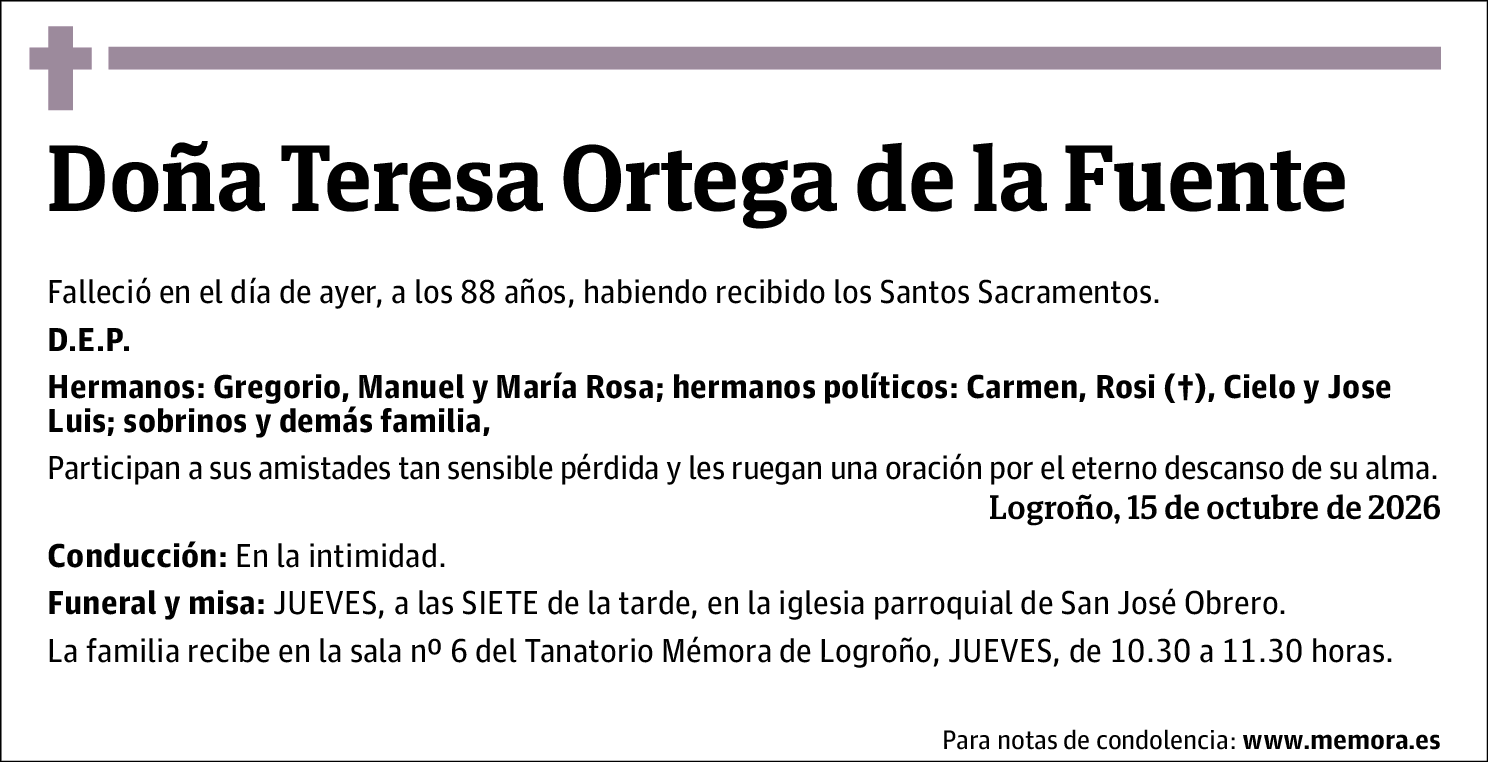 Teresa Ortega de la Fuente