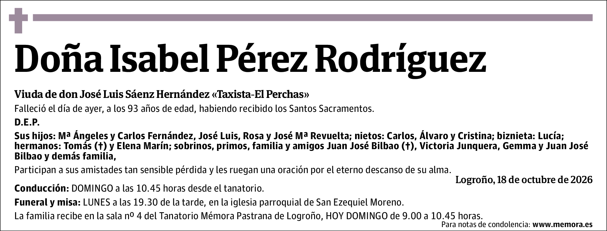 Isabel Pérez Rodríguez