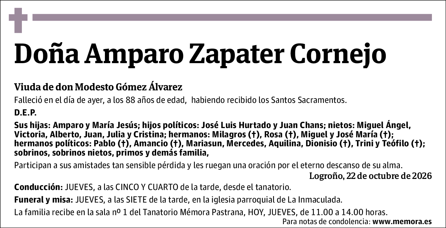Amparo Zapater Cornejo