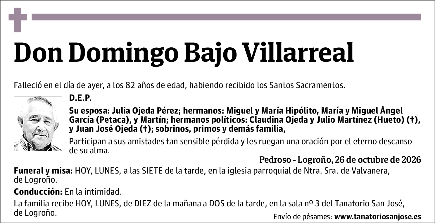 Domingo Bajo Villarreal