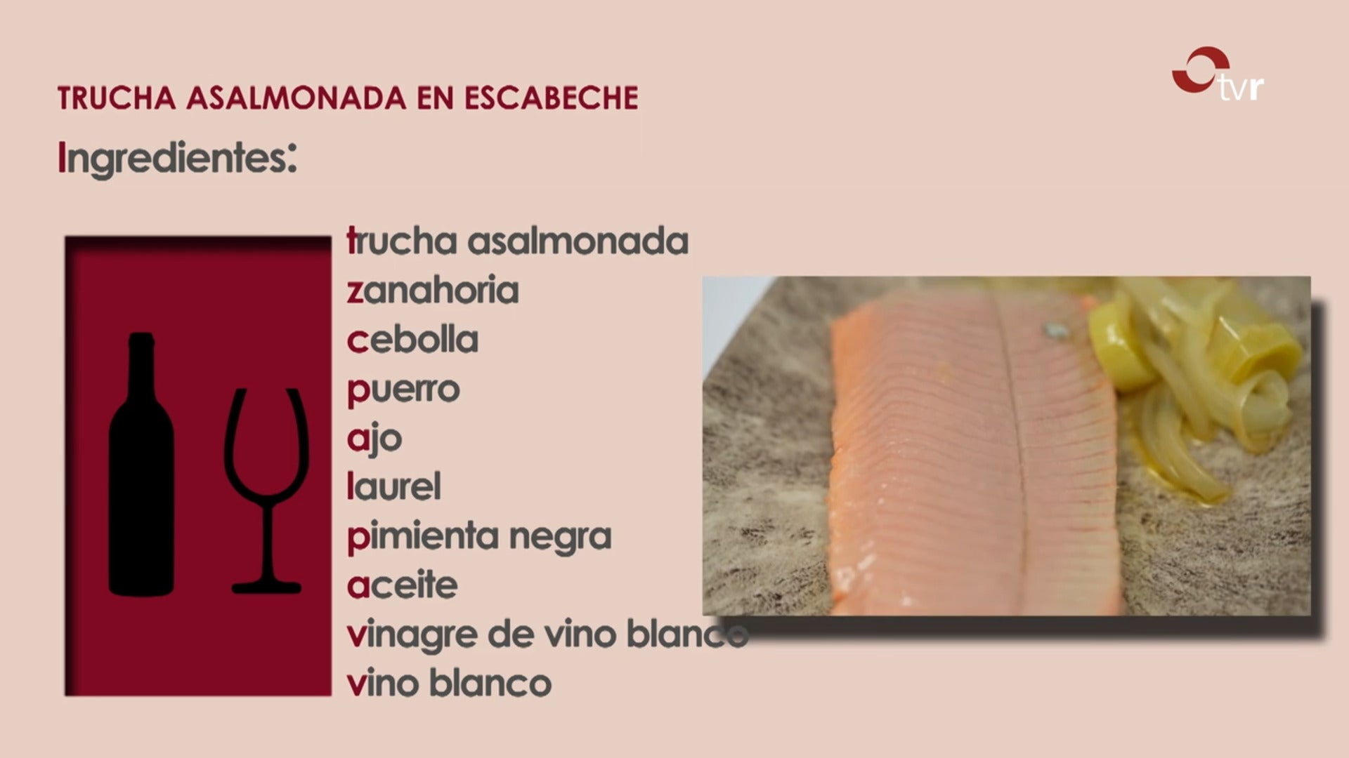 Aquí tienes cómo preparar trucha asalmonada en escabeche