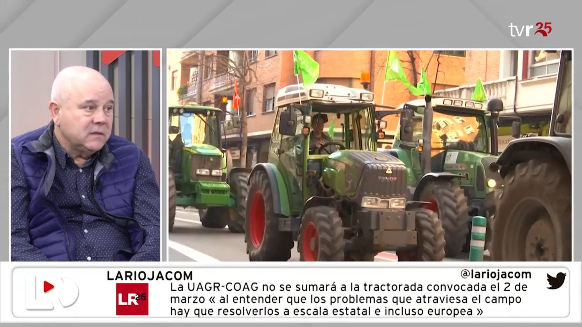 “Sin unidad de acción, la tractorada no sirve de nada”