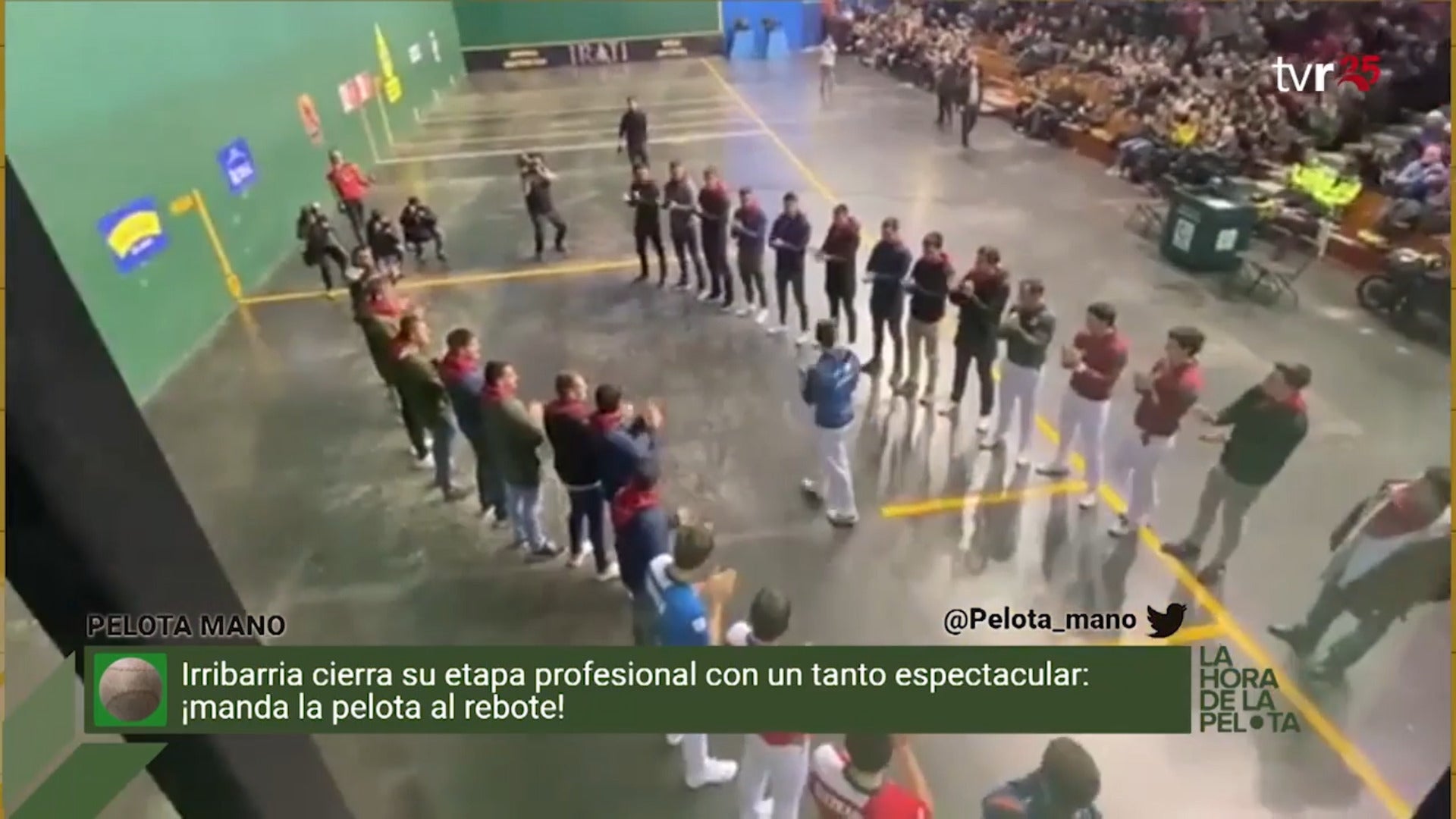Irribarria cierra su etapa profesional