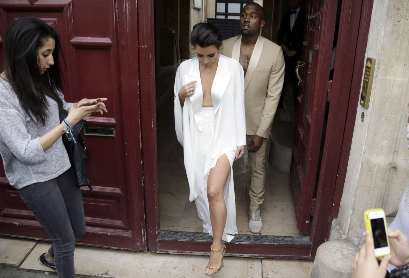 Gran expectación por la boda de Kardashian y Kanye West