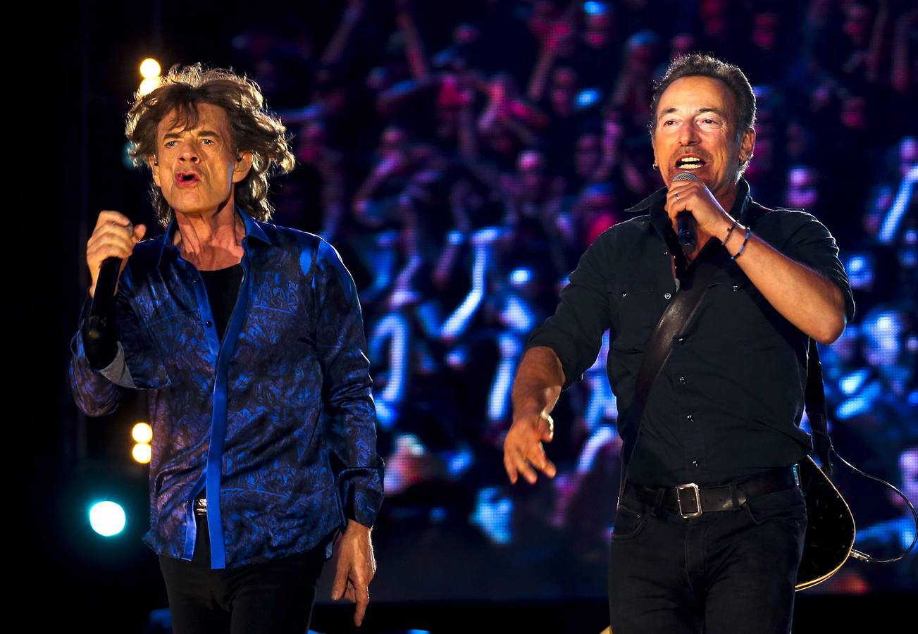 Bruce Springsteen se sube al escenario con los Rolling Stones