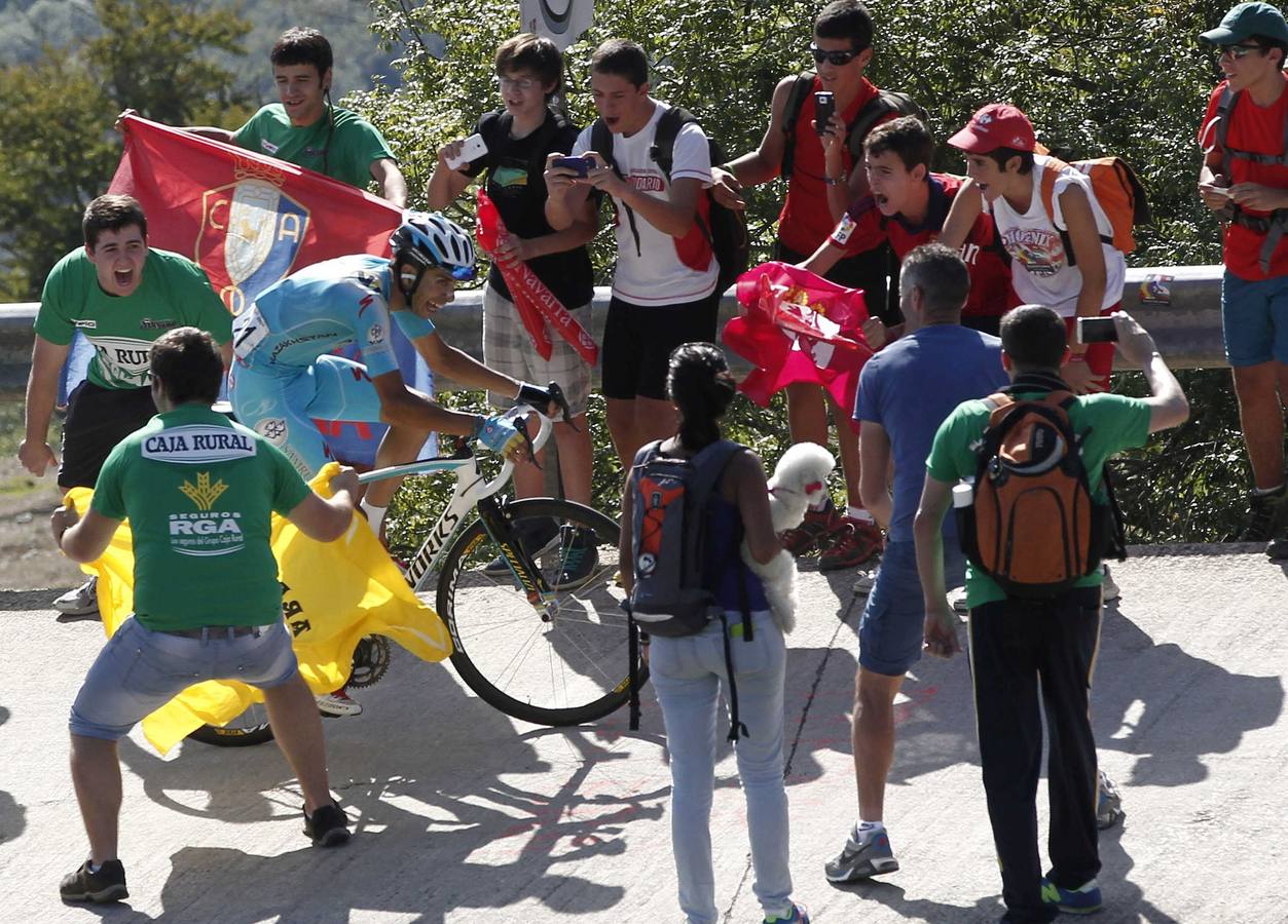 Fabio Aru logra la victoria en San Miguel de Aralar