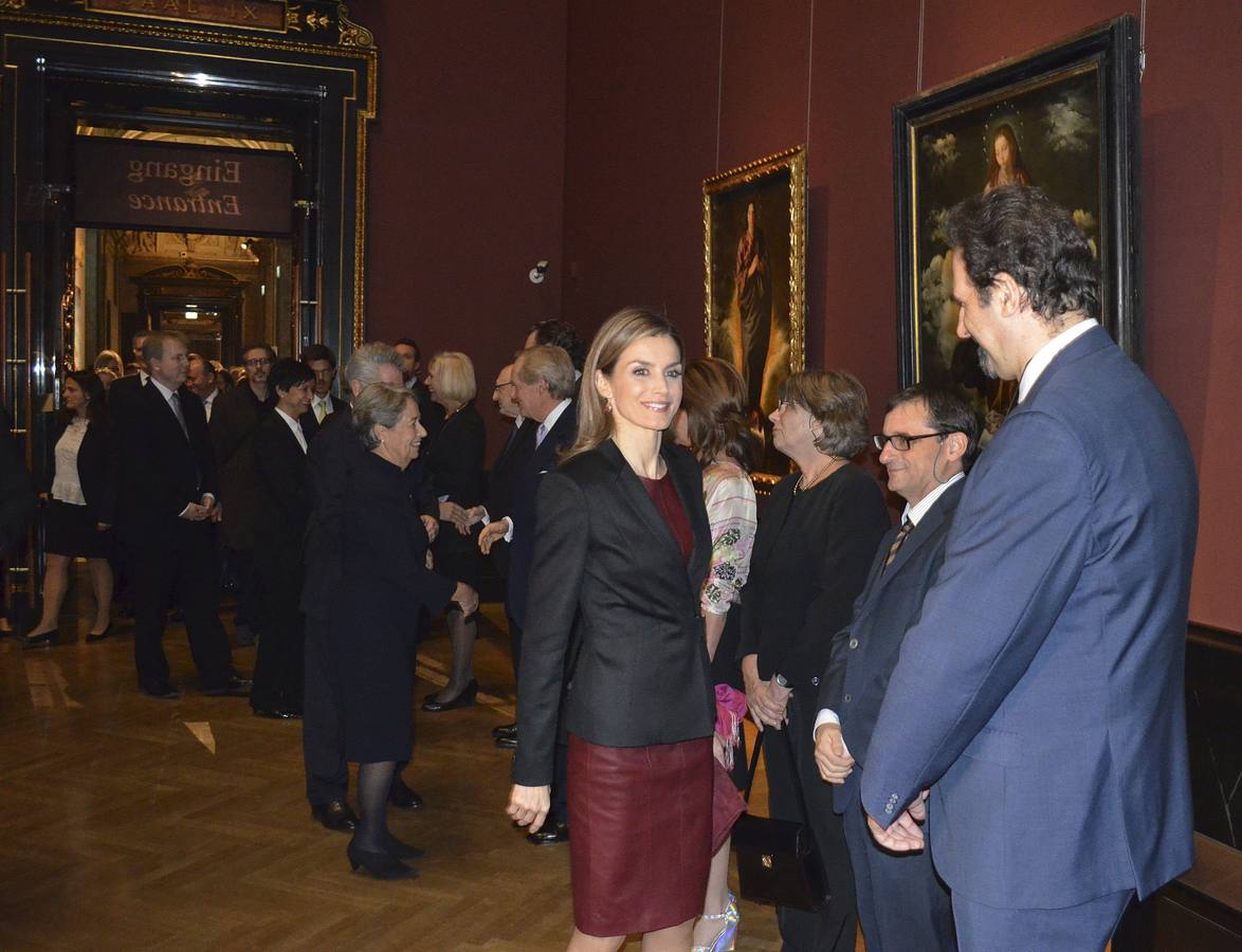 Doña Letizia inaugura una exposición de Velázquez en Viena