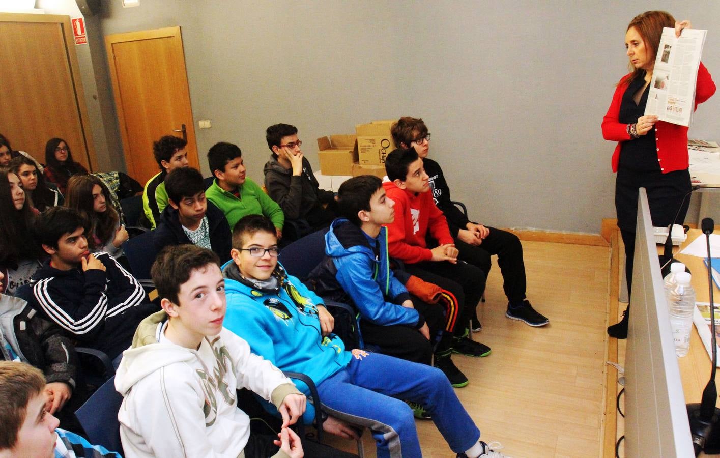 Visita de los alumnos del IES Escultor Daniel