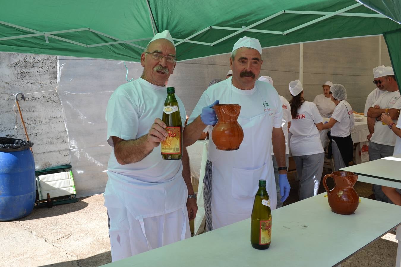 Fiesta para recordar el record Guiness del chorizo mas largo en Camprovín