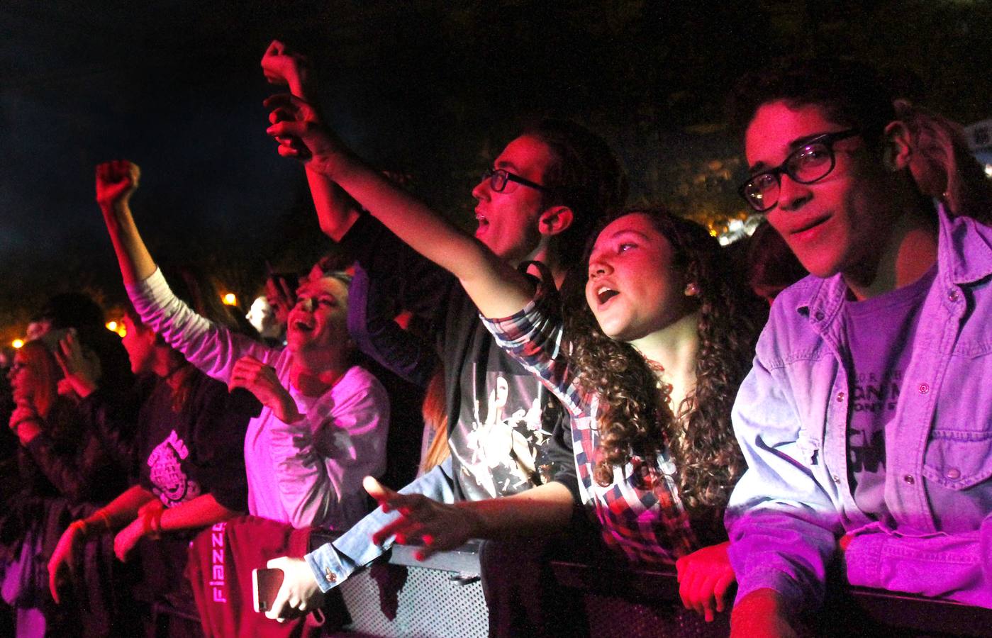 Nancys Rubias en la plaza del Ayuntamiento
