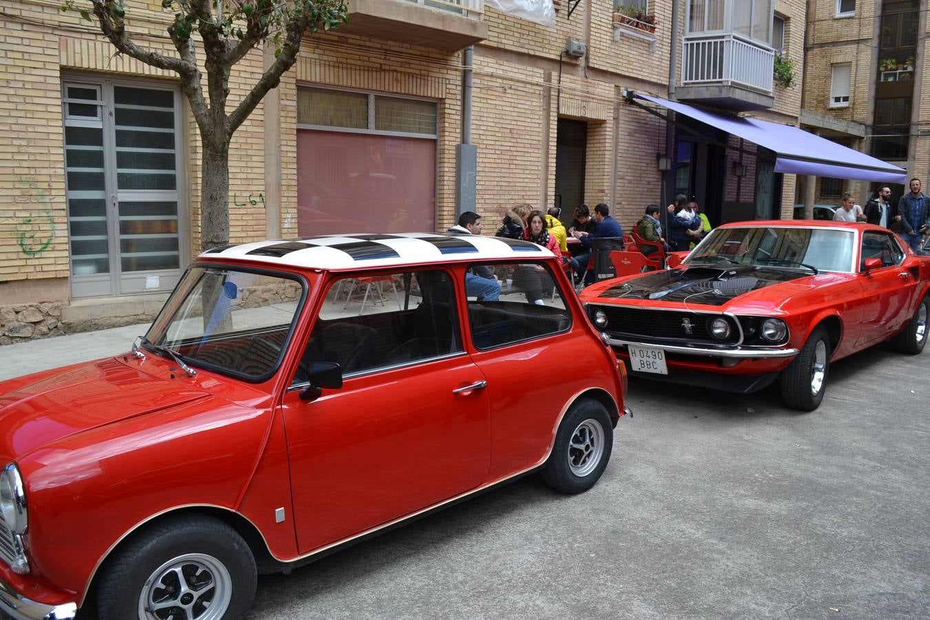 Coches antiguos en Nájera