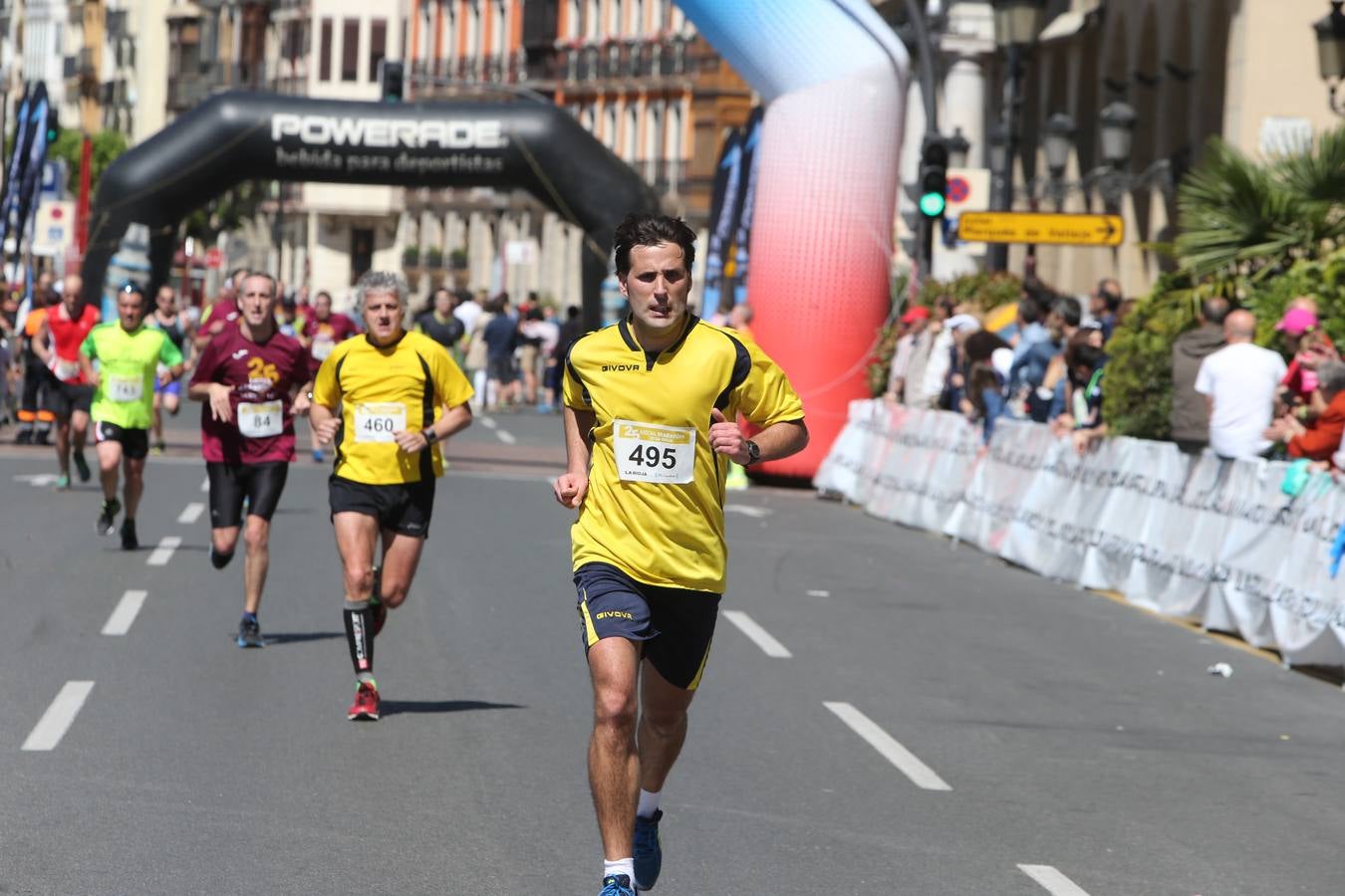 El gran momento de la llegada (v)