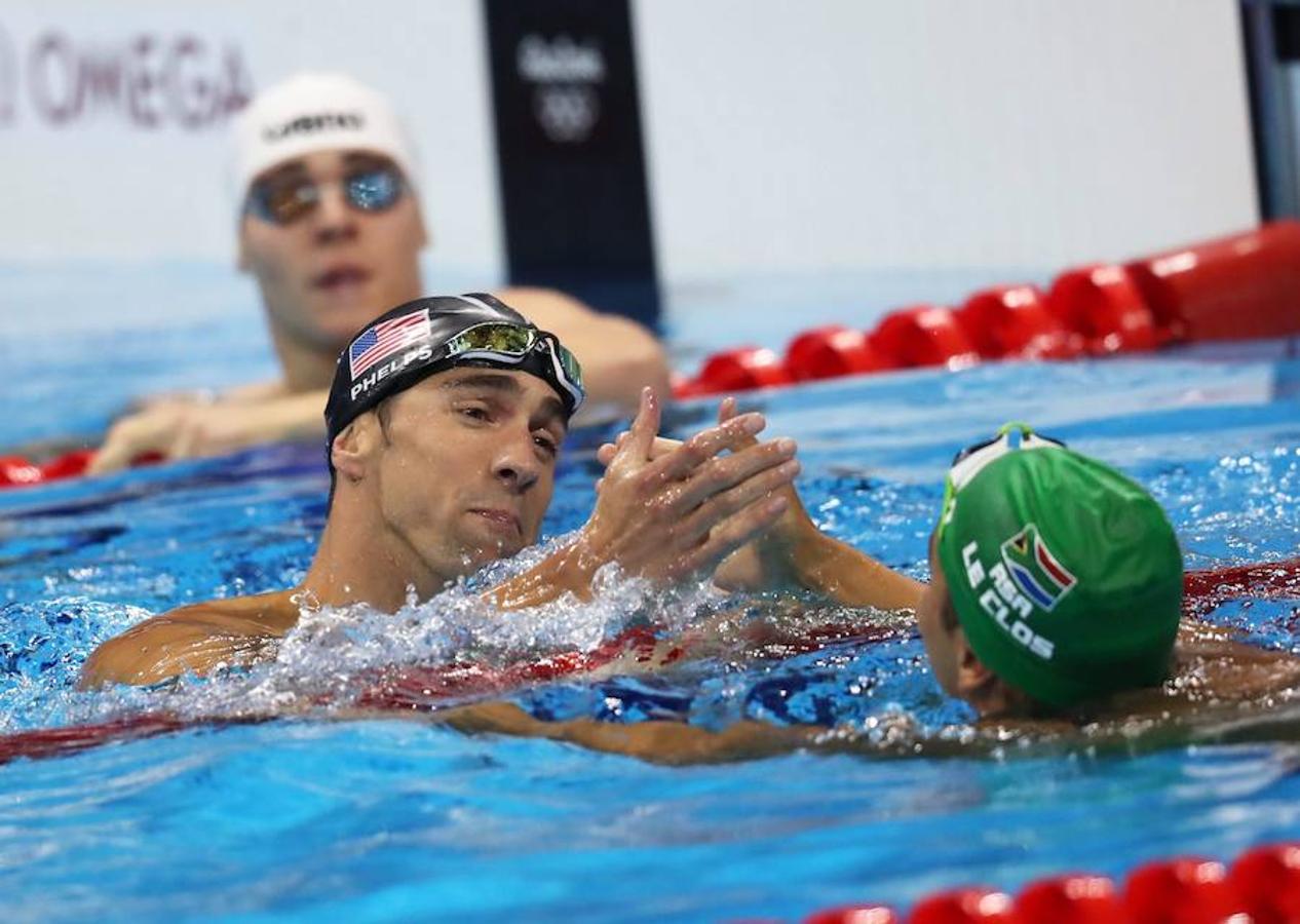 La plata de Phelps en imágenes