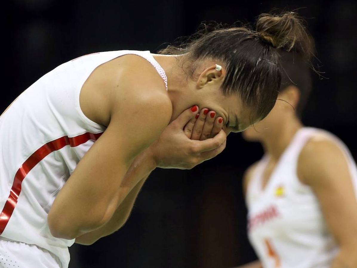 Las mejores imágenes del España - Senegal de baloncesto femenino