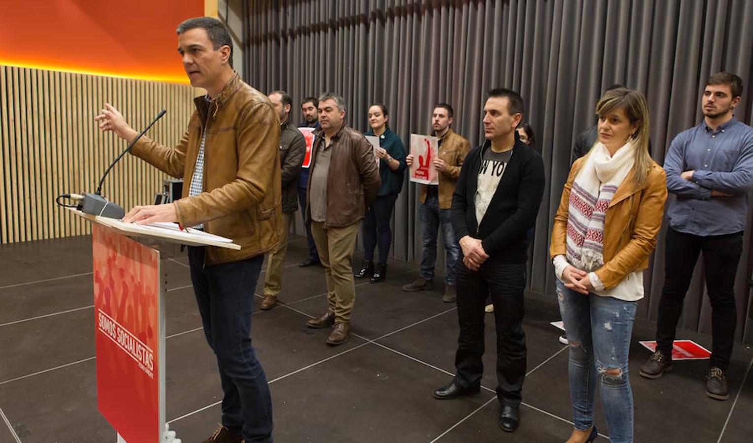 Pedro Sánchez en Aldeanueva de Ebro (I)