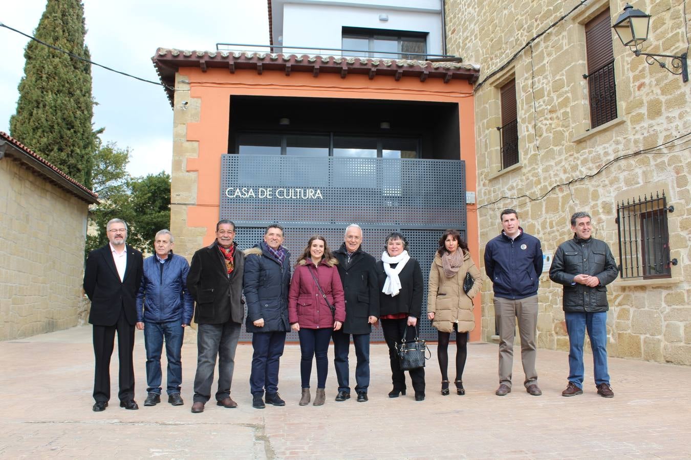 Inauguración de la Casa de Cultura de Ábalos