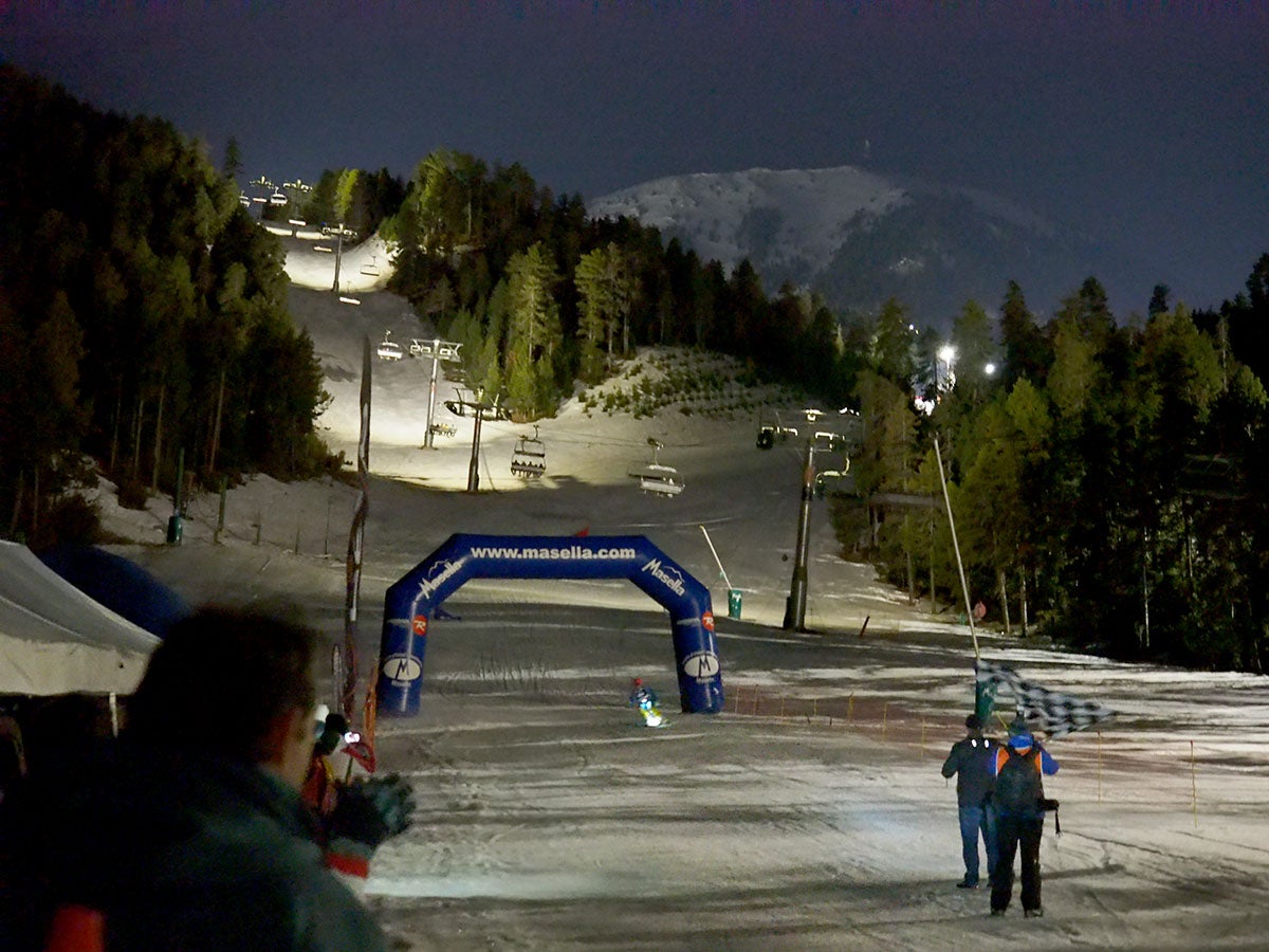 Masella despide su esquí nocturno