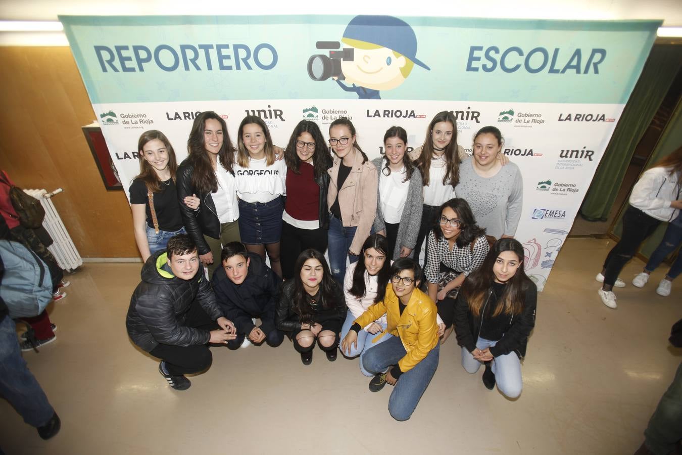 El photocall de Reportero Escolar