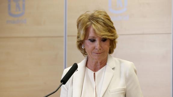 La Fiscalía incluye a Aguirre en la «red de decisión» para financiar irregularmente al PP