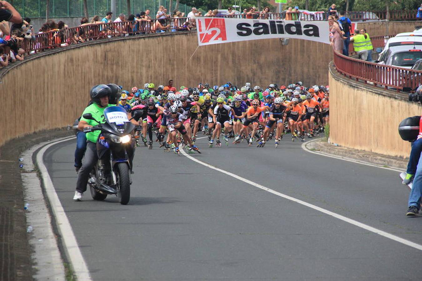 Carrera sobre patines. La salida (I)