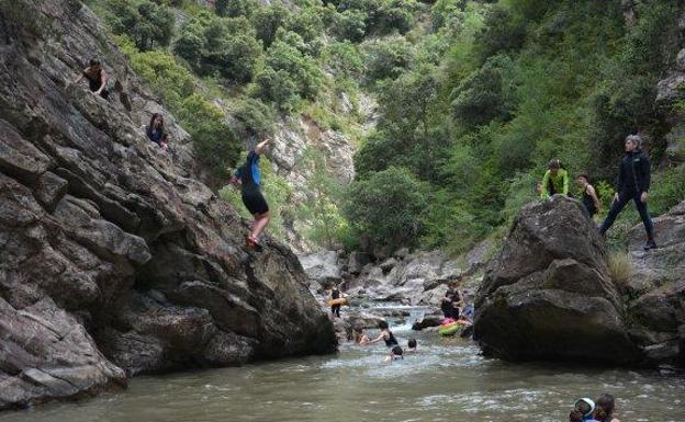 Aventura en cañón del Leza