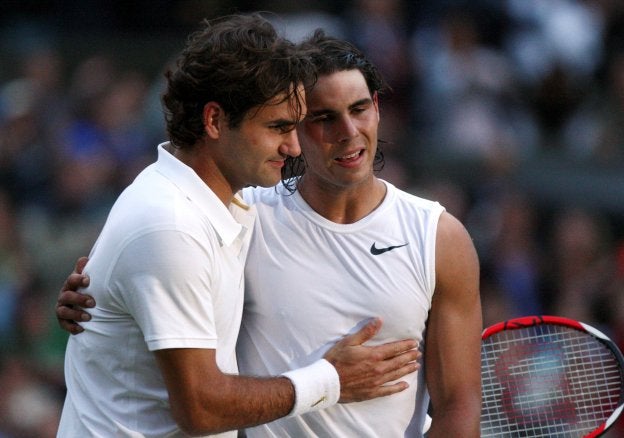 Federer incluye a Nadal en el cuarteto de favoritos al triunfo en Wimbledon