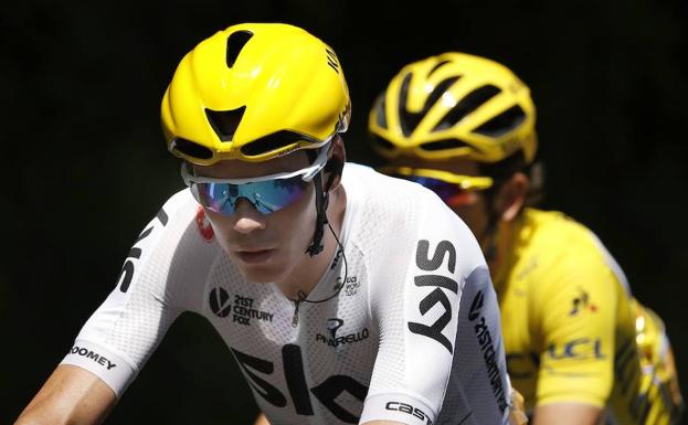 Todos pendientes de Froome en el ascenso a La Planche de Belles Filles