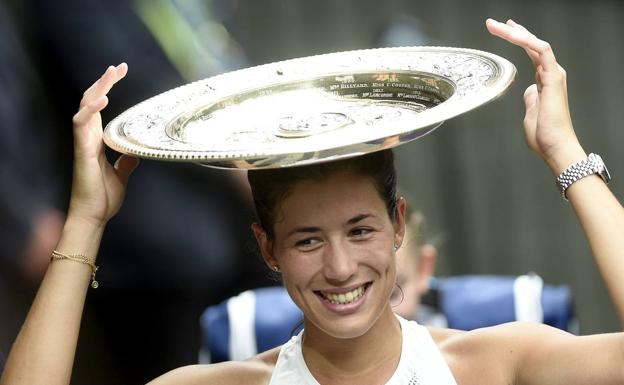 Garbiñe Muguruza asciende al quinto puesto tras su victoria en Wimbledon