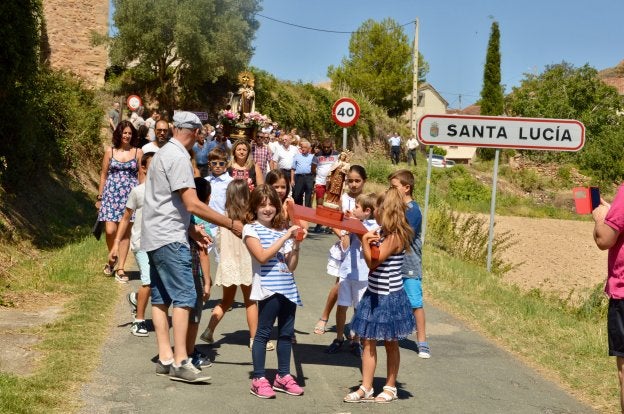 Santa Lucía de Ocón celebró a la Virgen del Carmen