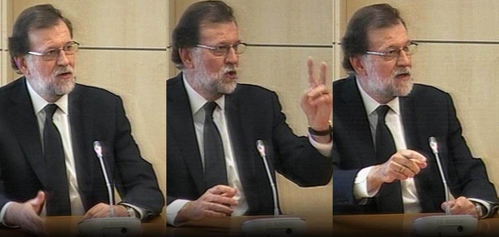 Rajoy, ante la Audiencia Nacional: «Los SMS a Bárcenas no tienen ningún significado»