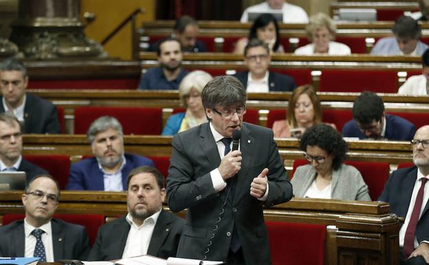 Puigdemont no acatará una inhabilitación del Constitucional porque violaría el Estatut