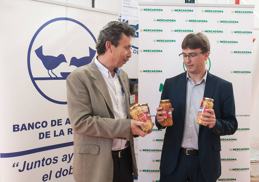 Mercadona entrega al Banco de Alimentos riojano 4.500 kilos de productos de primera necesidad